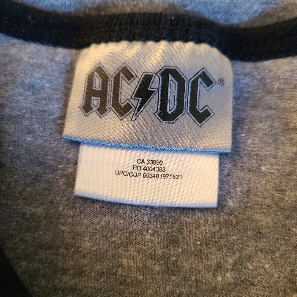 AC/DC grey short sleeved onesie/bodysuit - Picture 2 of 4